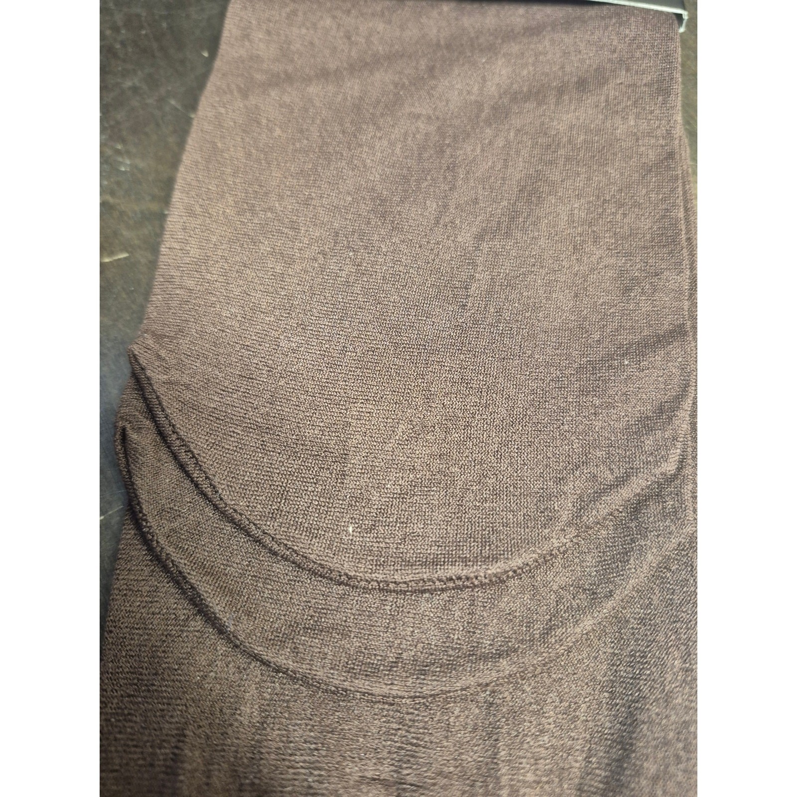 Nu & Nu Coffee Size 9-11 Trouser Socks Knee High Stockings Spandex 8283
