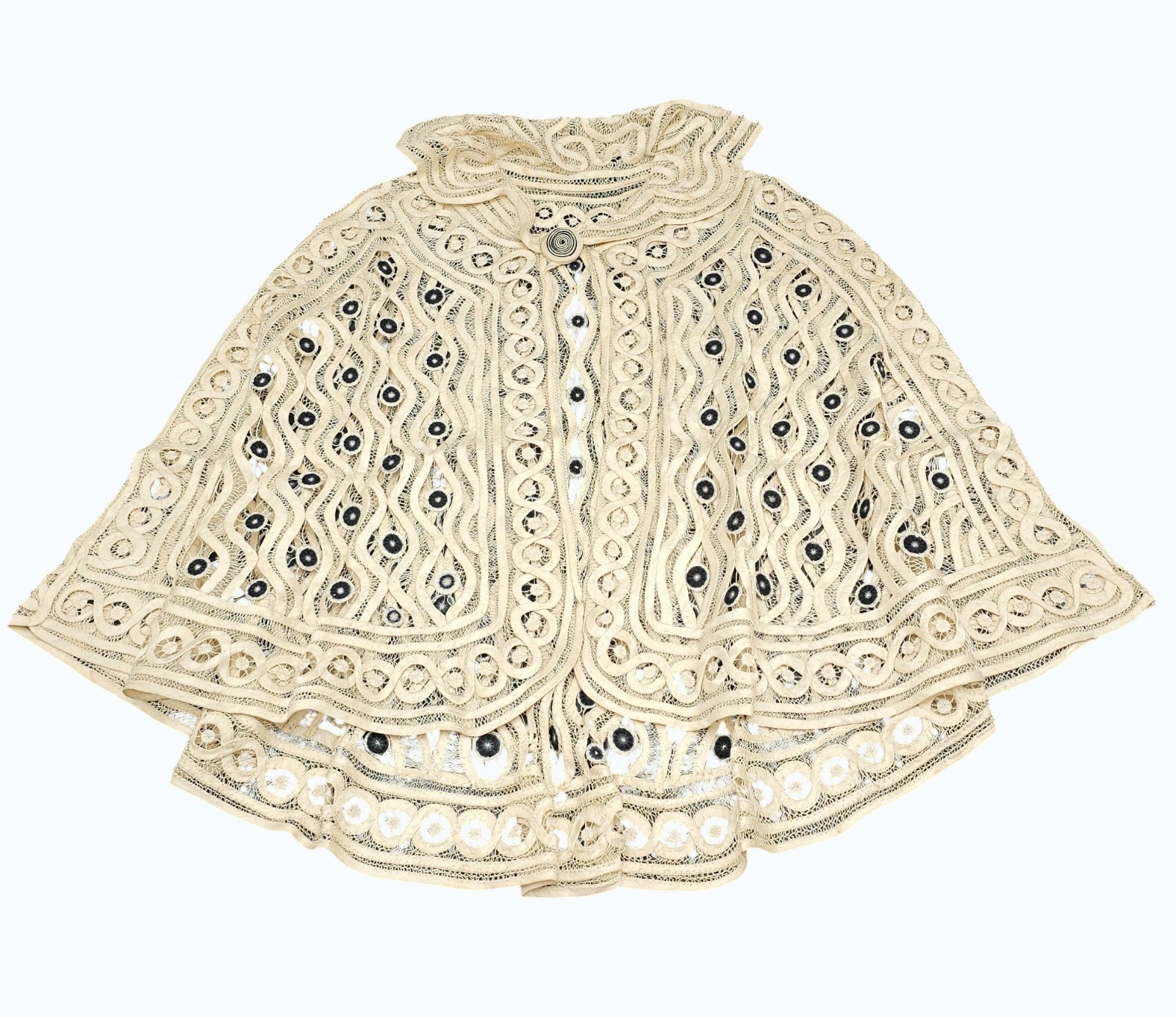Antique Ladies Crochet Cape Capelet circa 1890-1910