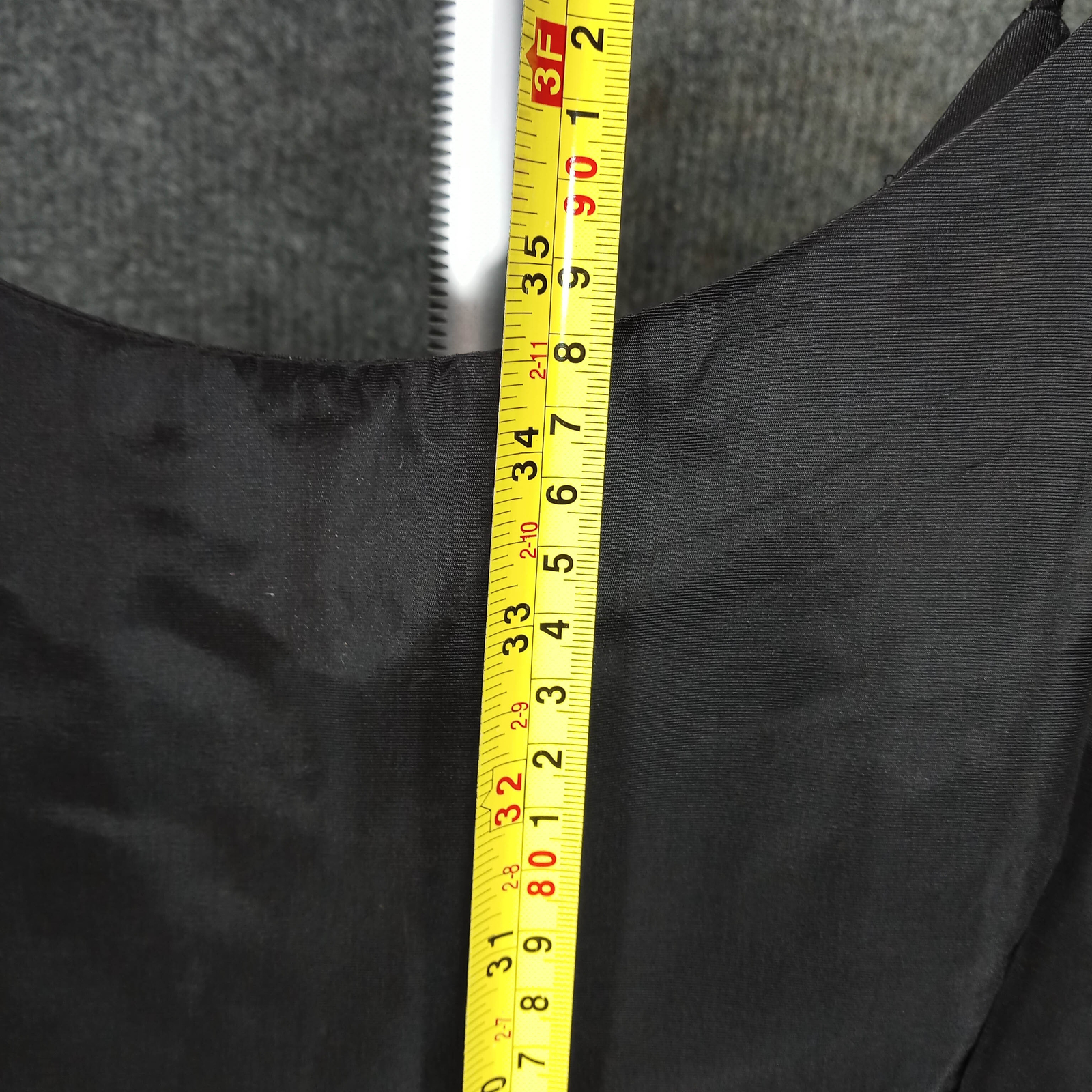 1950s Vintage Black Faille Box-Pleat Waist Detail Circle Dress