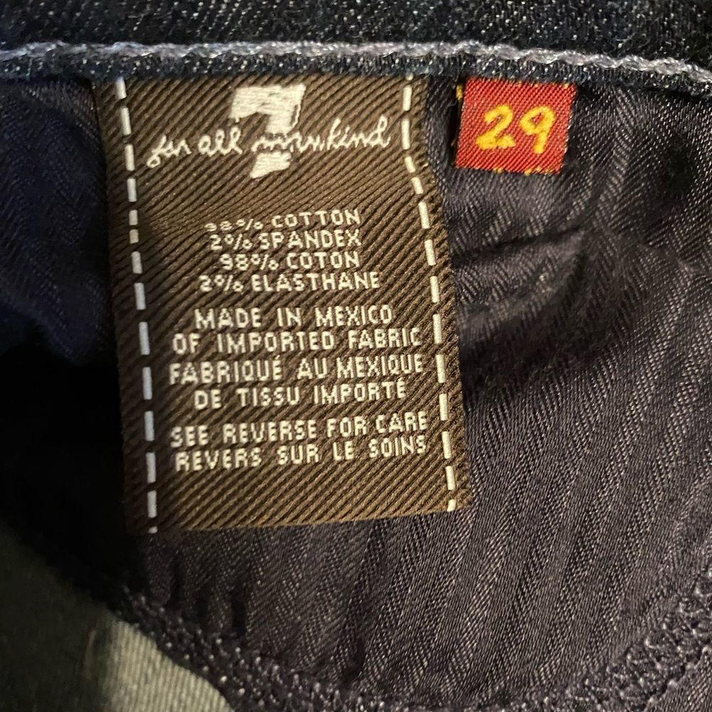 7 for all Mankind size 8 dark wash bootcut flare jeans