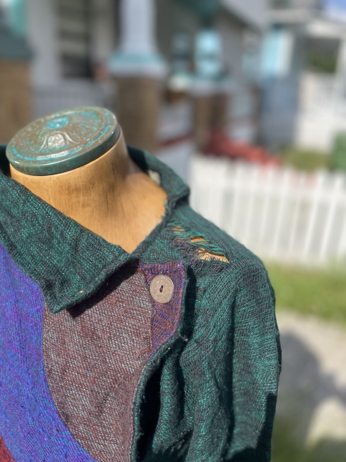 Vtg Lakhay’s Collection Hand Made Wool Sweater Made In Nepal Bohemian L/XL