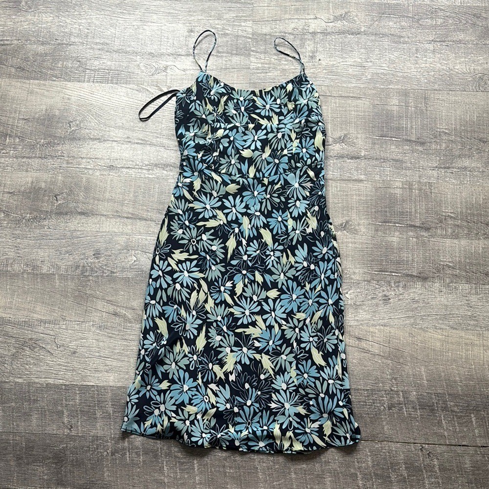 Express Vintage Fitted Midi Dress