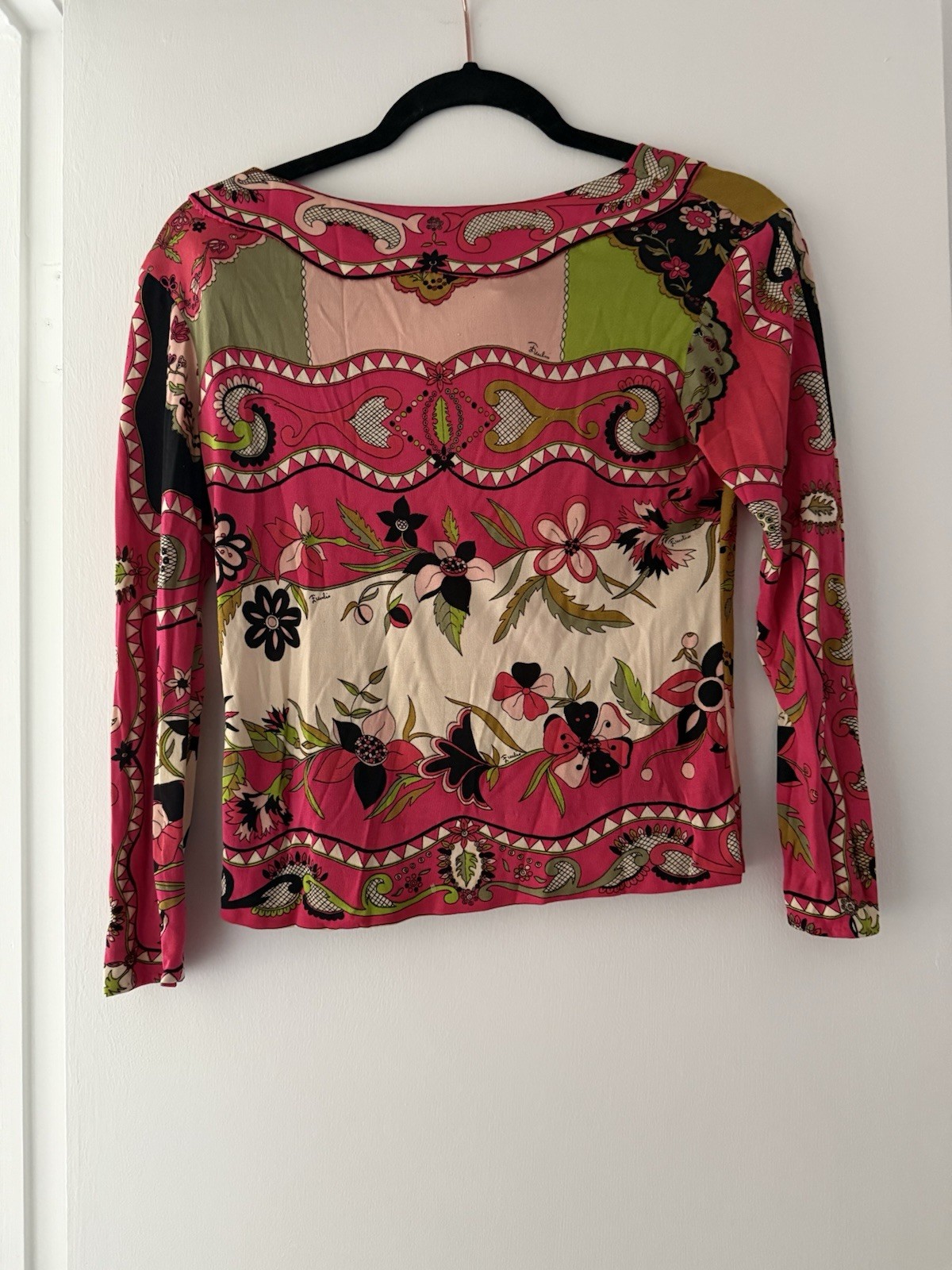 Vintage RARE 1960S EMILIO PUCCI Shirt And Skirt Set Size 6 (fits Size Small)