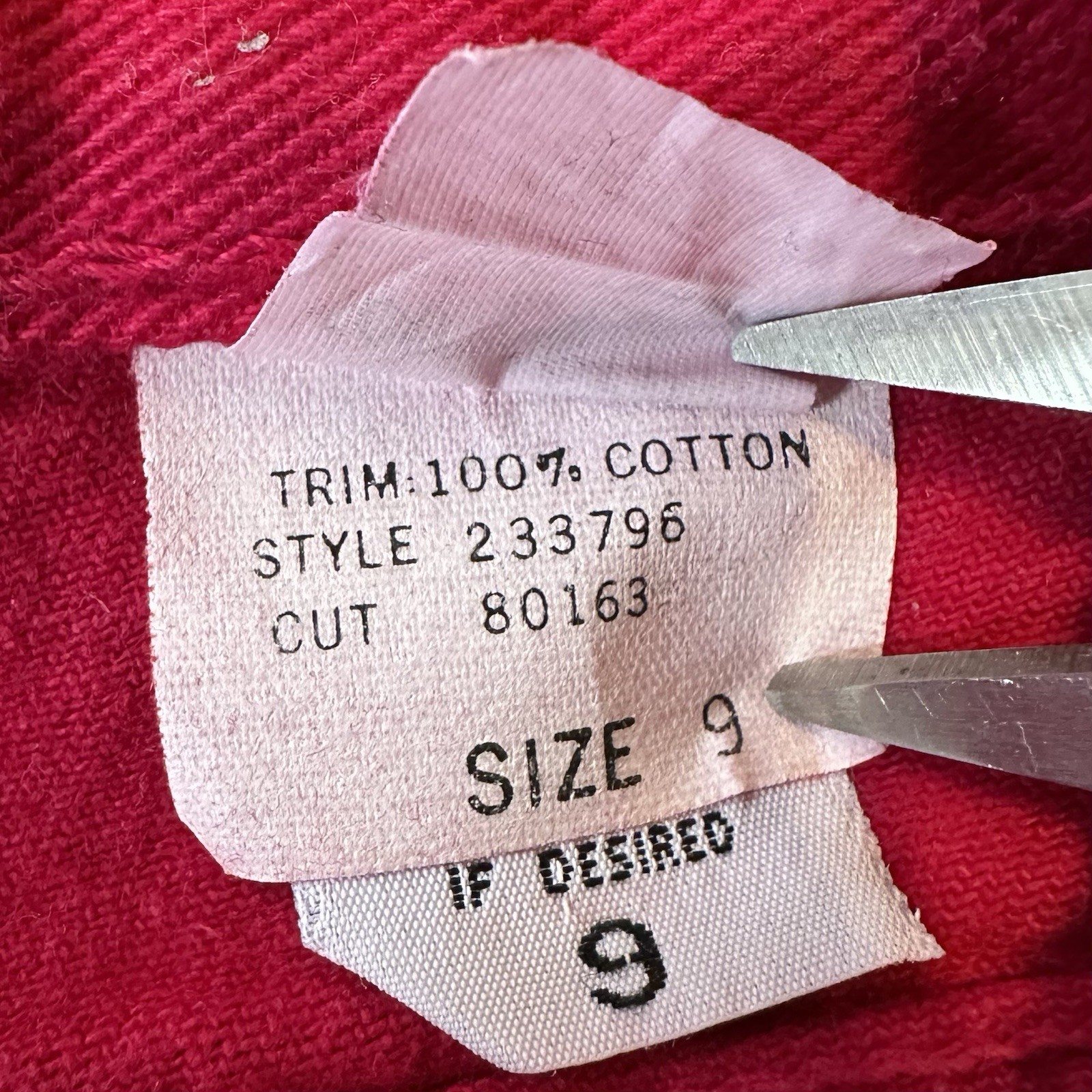 90s Vintage Star Cody Womens Magenta Hot Pink Size 9 High Waist Jean Shorts 23in