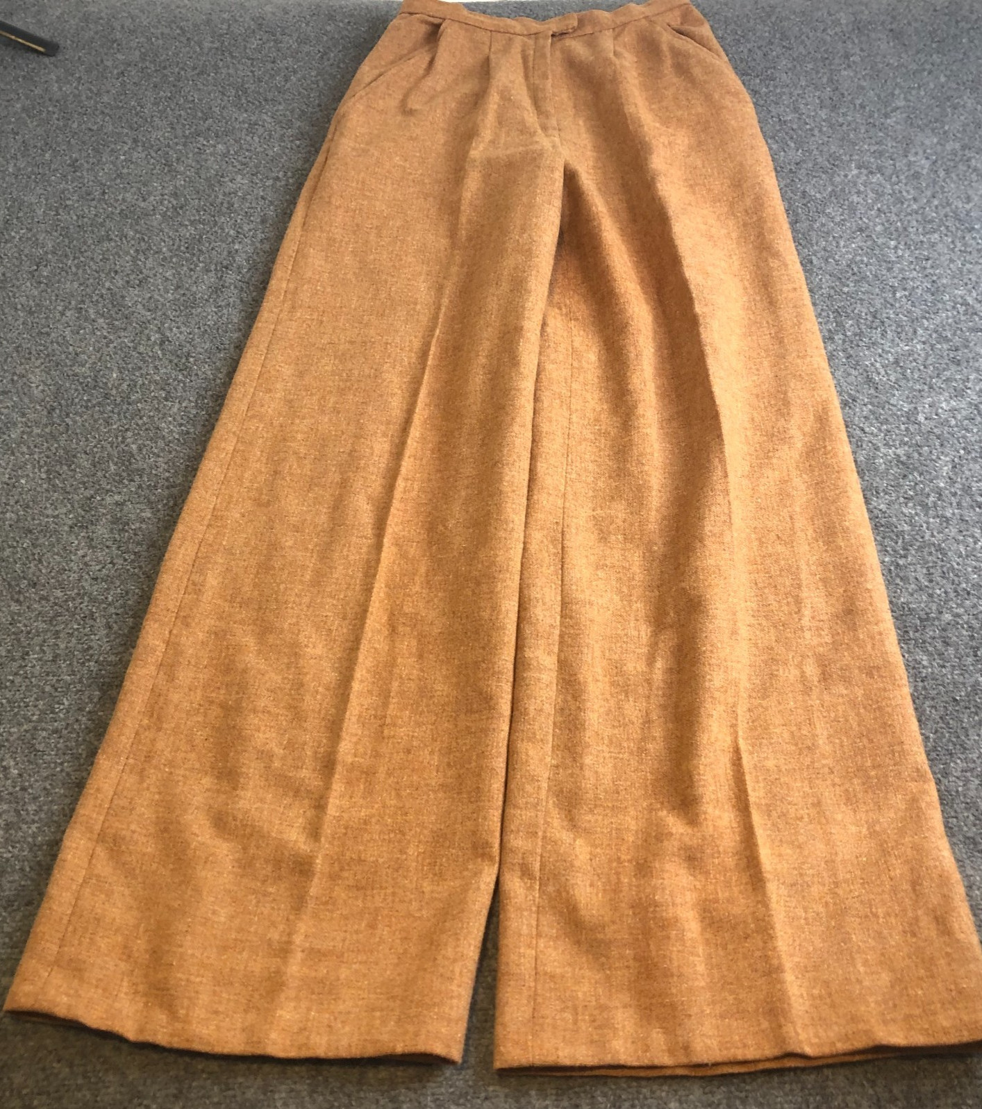 Vintage 60s 70s True Vintage Pleated Trouser Pants Womens 26×33 High Waist Talon