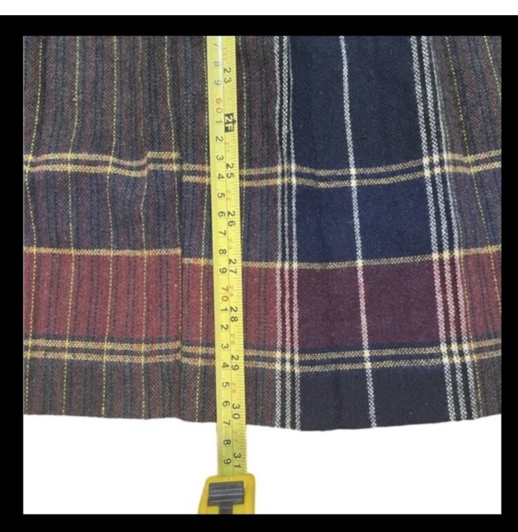 Vintage Kay Warner By Jose Wool Blended Skirt Size 14