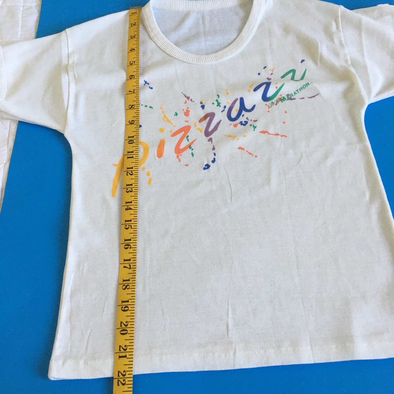 Vintage 1980&rsquo;s~PIZZAZZ Marathon women’s T-shirt, MarathonHer, S-M