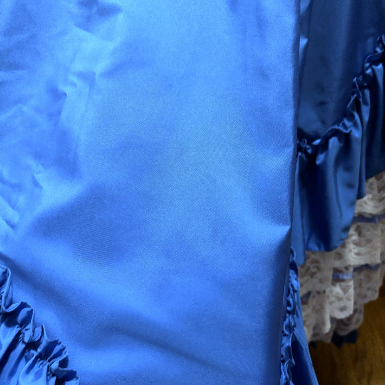 FLIRTATIONS Blue Colonial Victorian Gown Size 6 Vintage Alfred Angelo Dress