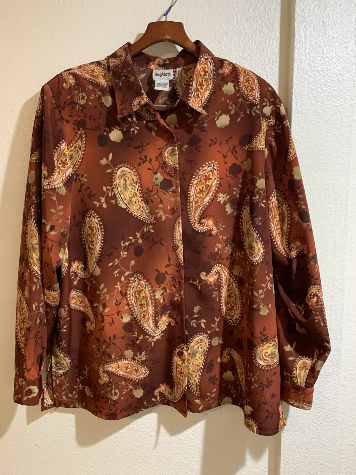 Vintage Womens Vintage BonWorth Xl Blouse