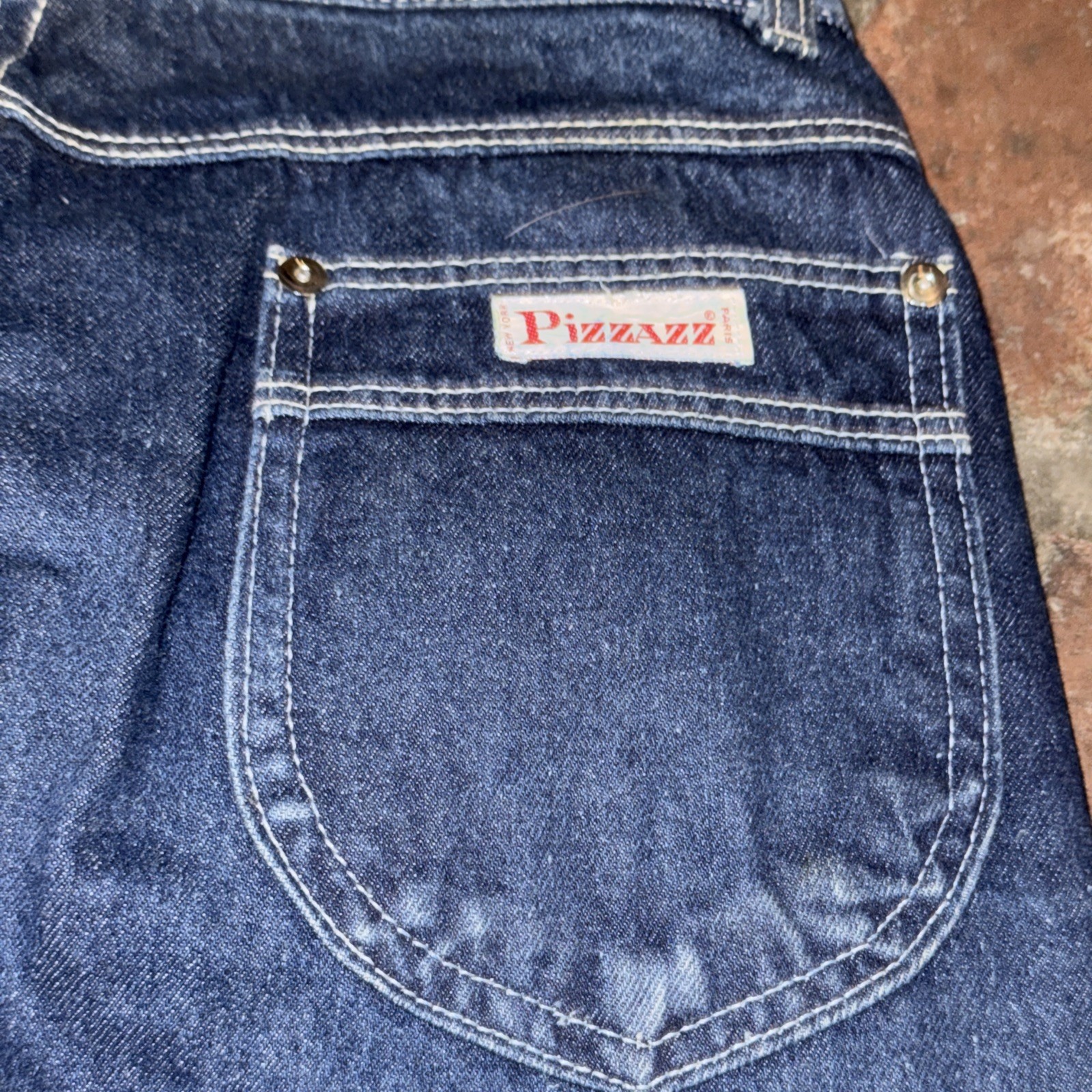Vintage Pizzazz New York Paris Jeans High Waist Sz 16 60s 70s