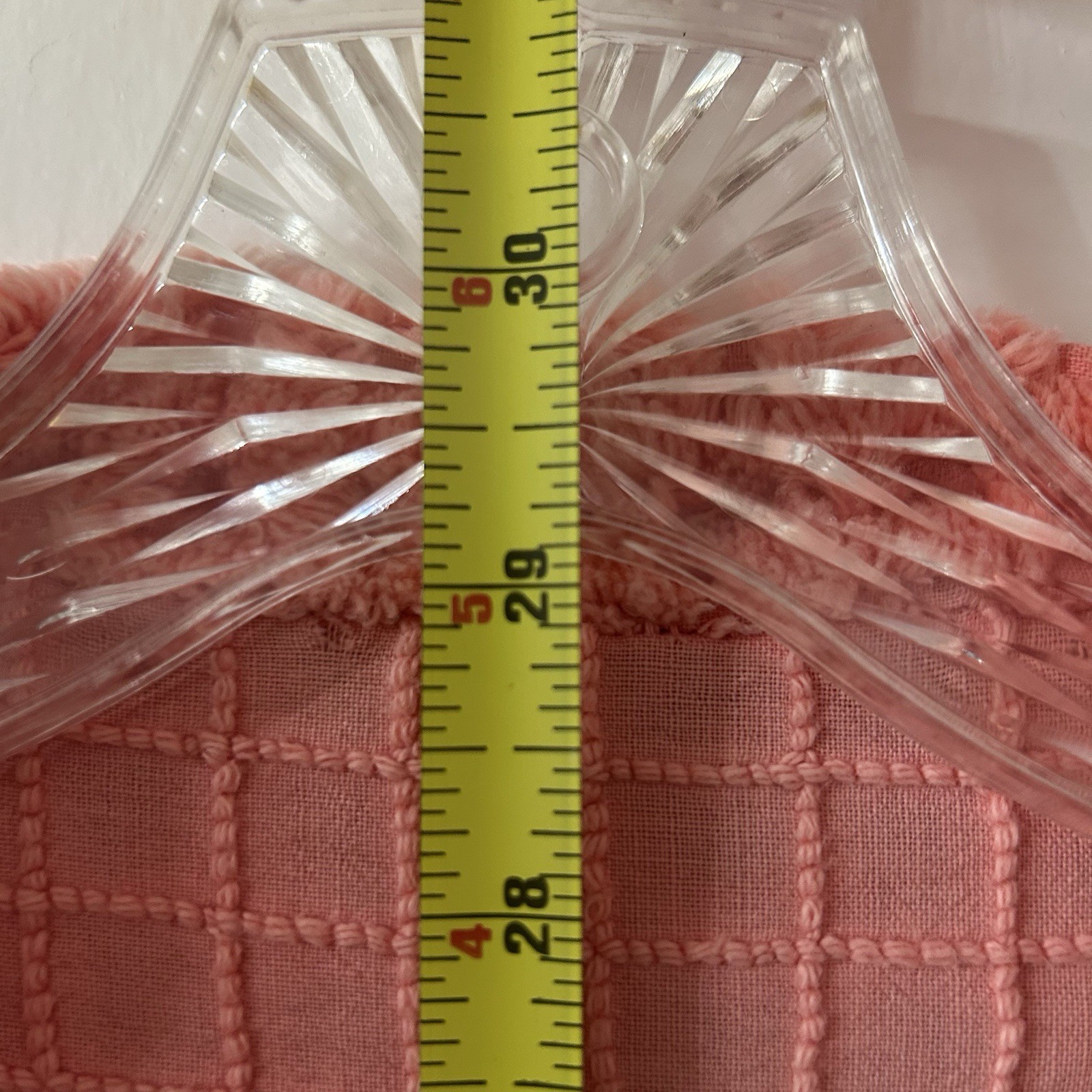 Vintage Coral Pink Chenille Jacket Coat Blazer With Waist Tie