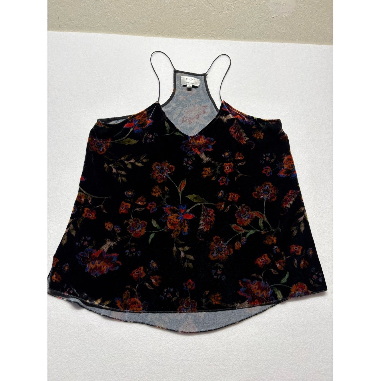 Johnny Was Jade Collection: Chella VelvetCami. Original Price $160