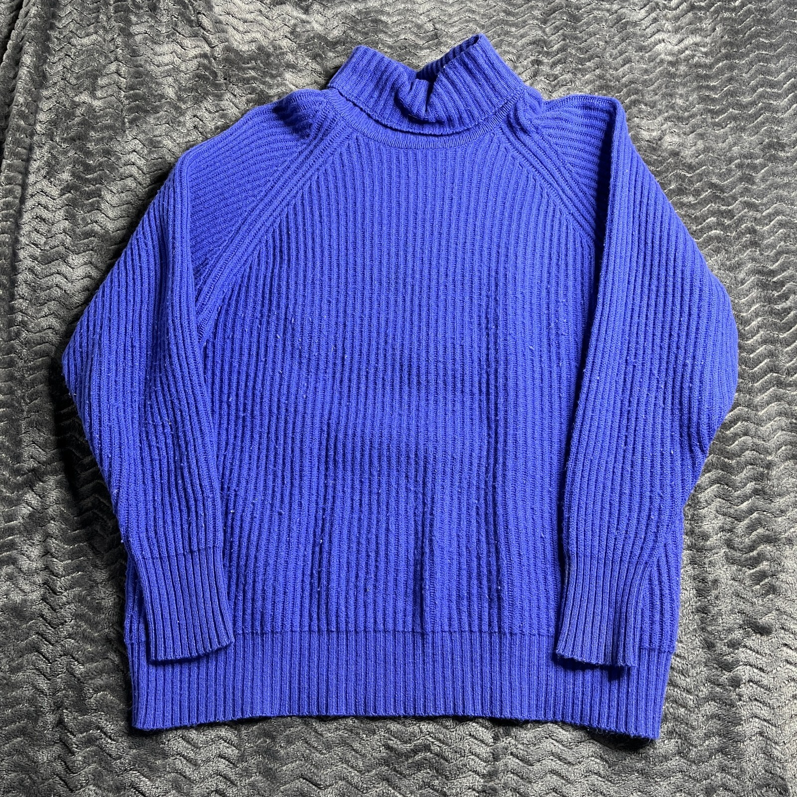 90s Vintage LizSport Liz Claiborne Ribbed Turtleneck Pullover Sweater Size M