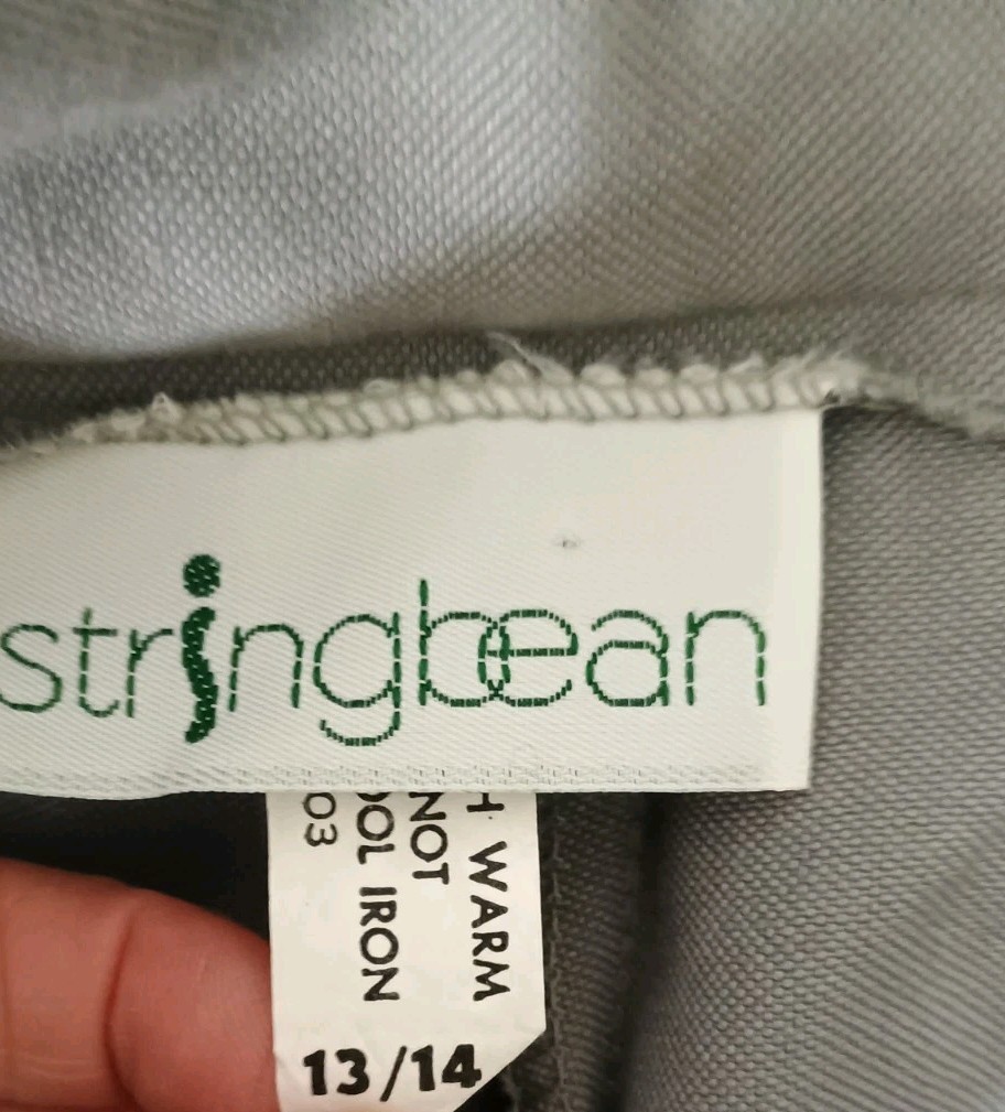 Vintage Stringbean Women&rsquo;s 13/14 (14&Prime;X32) Deadstock USA Gray Dress Career Pants