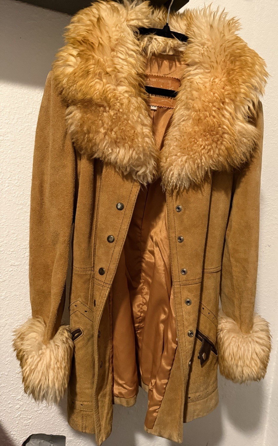 Vintage The Tannery Leather Penny Lane Fur Coat Britney Spears Women’s 17/18