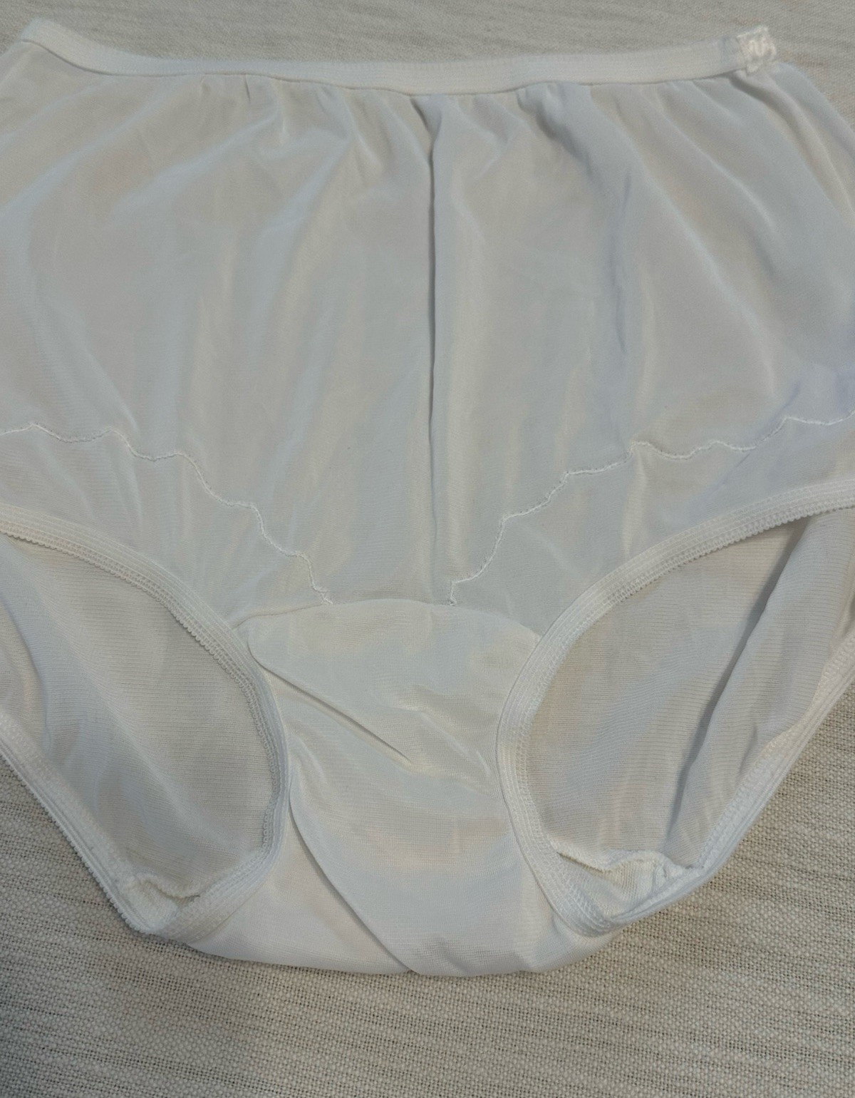 VINTAGE DIXIE BELLE GRANNY PANTYS SIZE 7 WHITE 2 Pair New