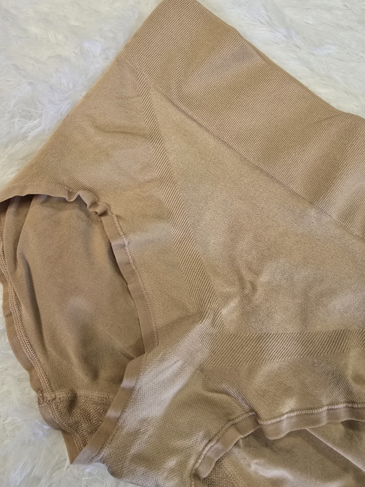Vintage Vanity Fair Nylon Beige Booty Short Panties Size 11 4XL
