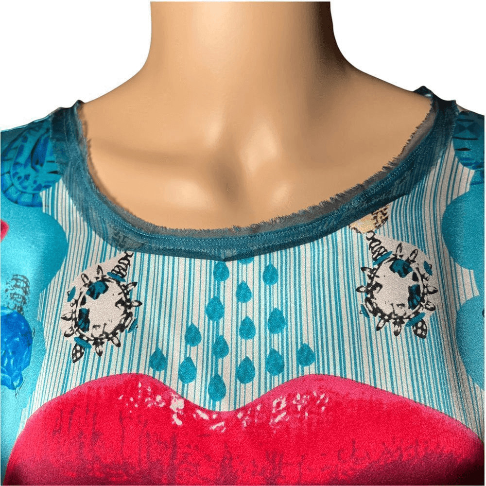 Custo Barcelona silk tunic dress