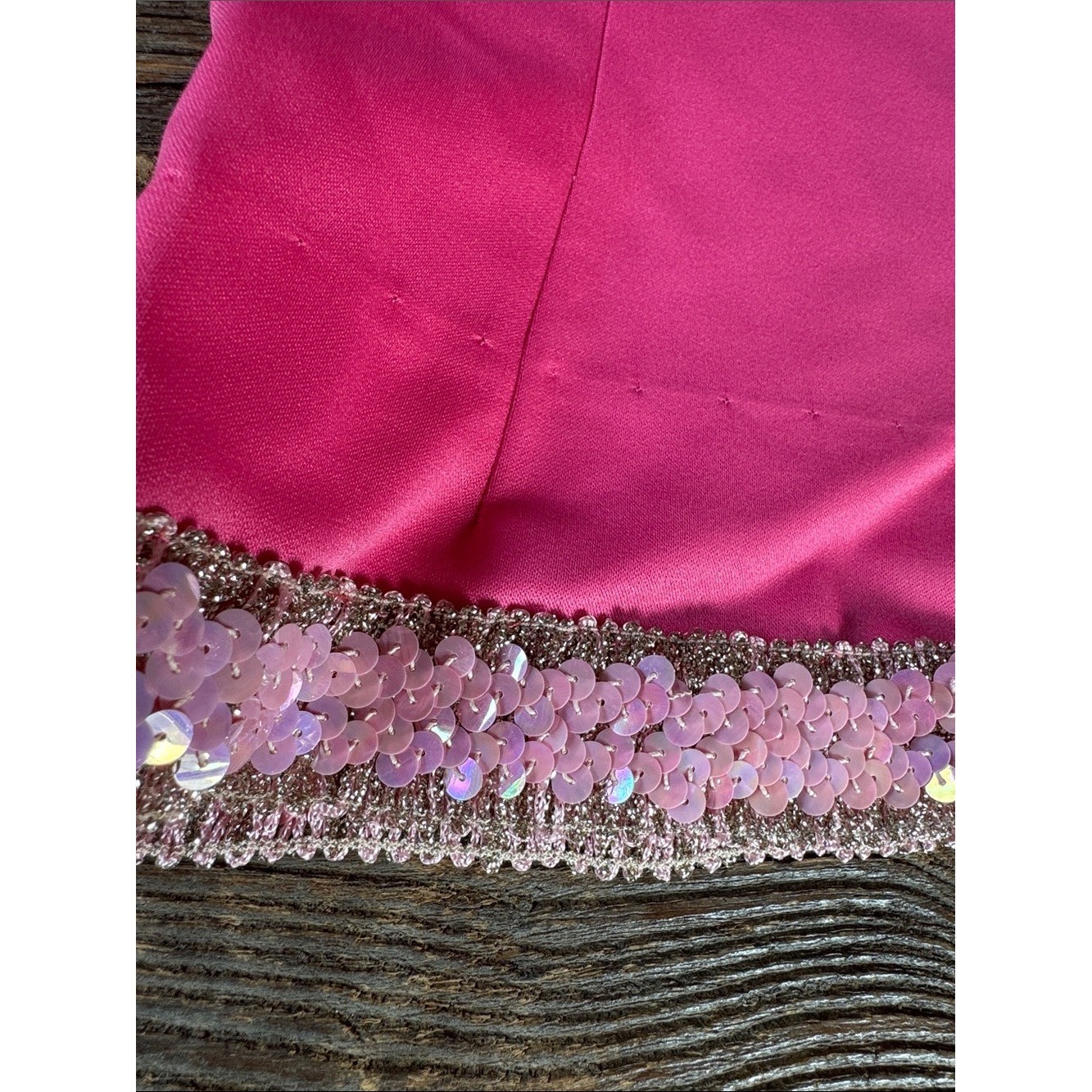 60&rsquo;s Mod hostess Pink Sleeveless Top & kick flare Leg Pants Set