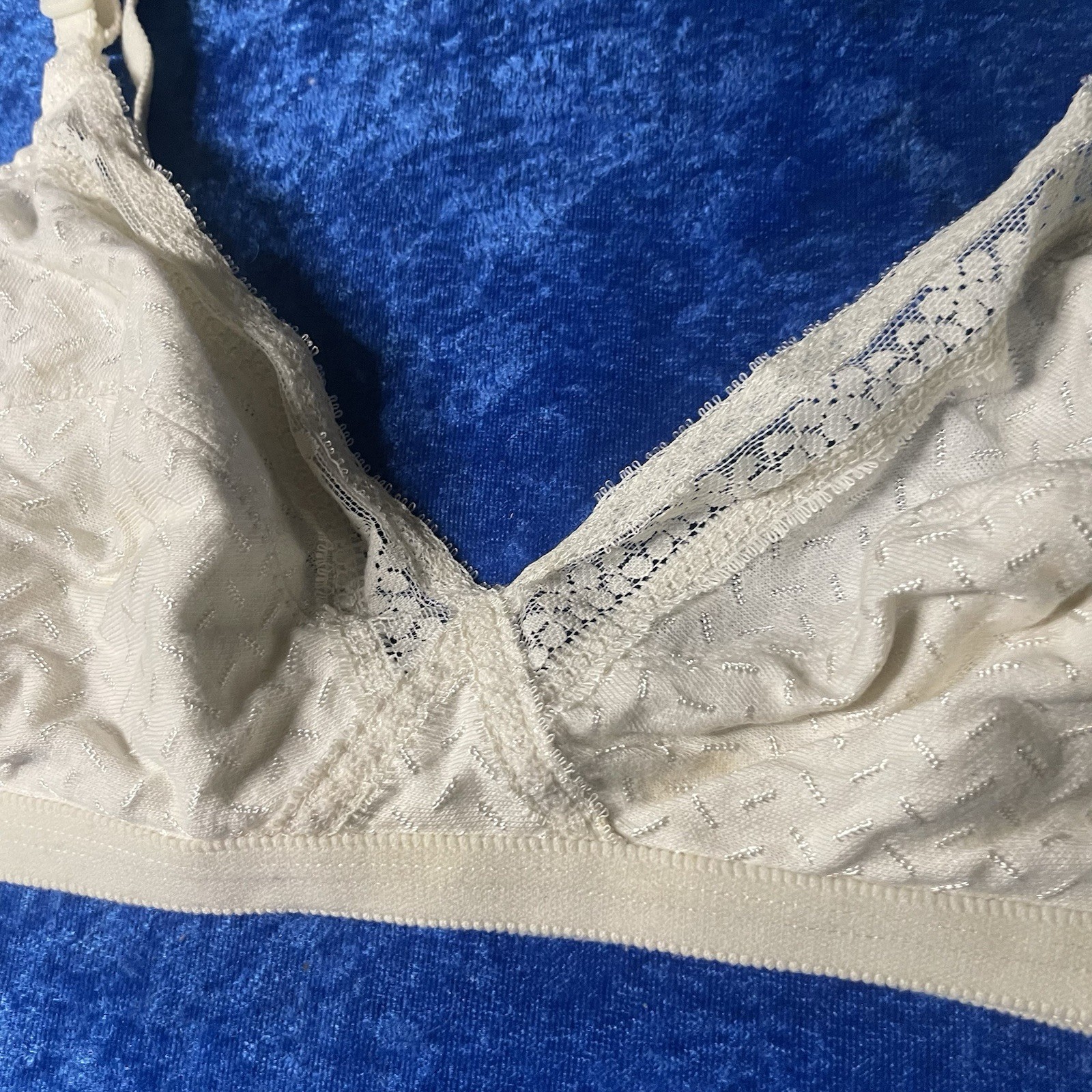 Vintage Playtex Everyday Basics Bra 36b White Bralette