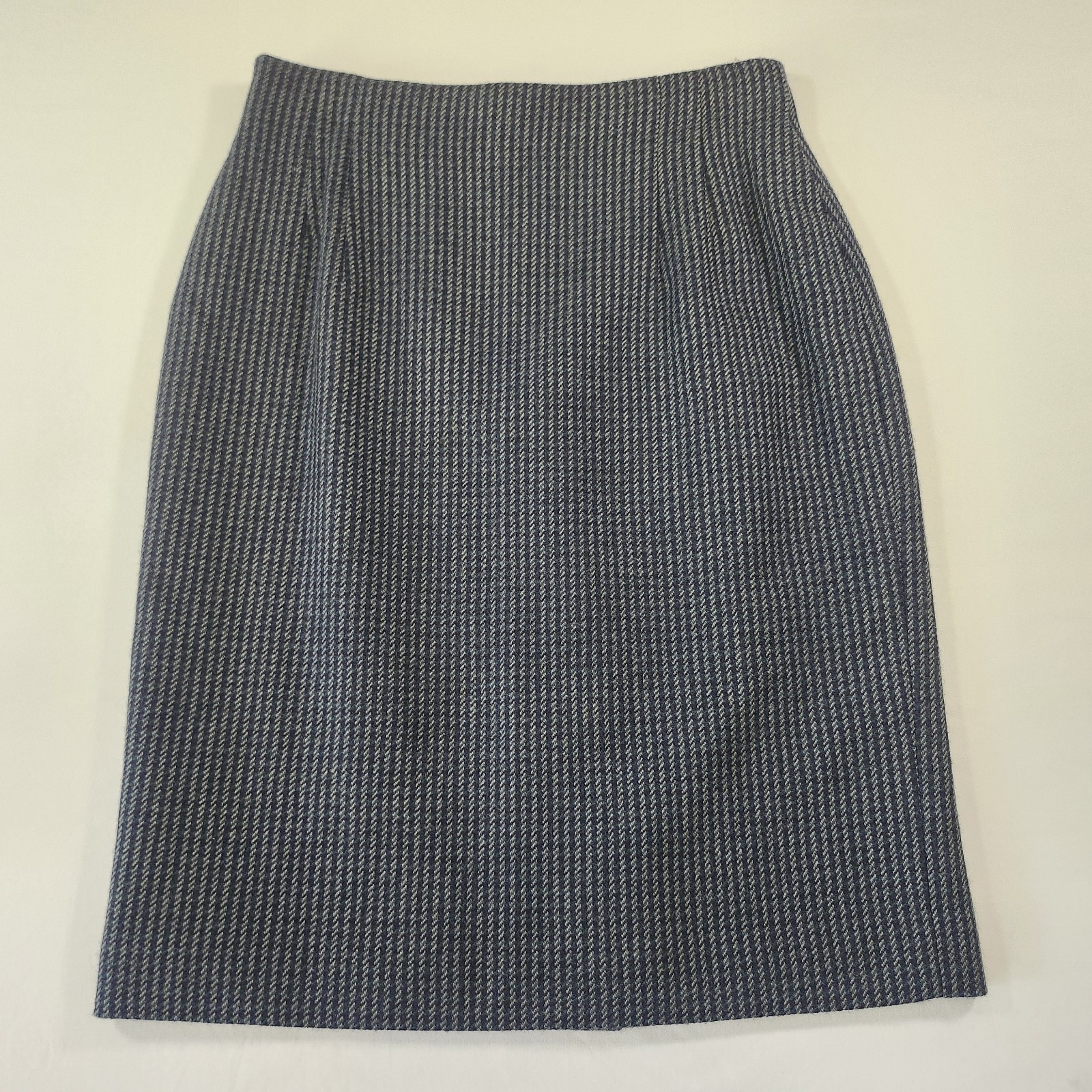 VTG Jones New York Womens 8 Skirt A Line Midi 100% Worsted Wool Lined 1990s