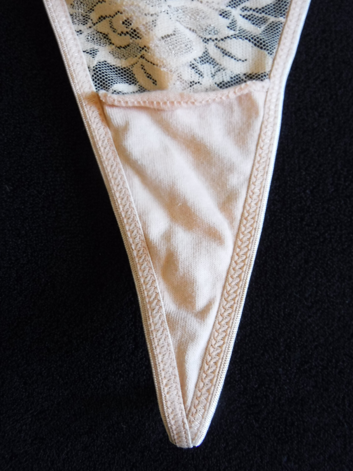 Jolie Intimates New Light Peach Sheer Mesh/Lace Chemise Babydoll & G-Strings 2X