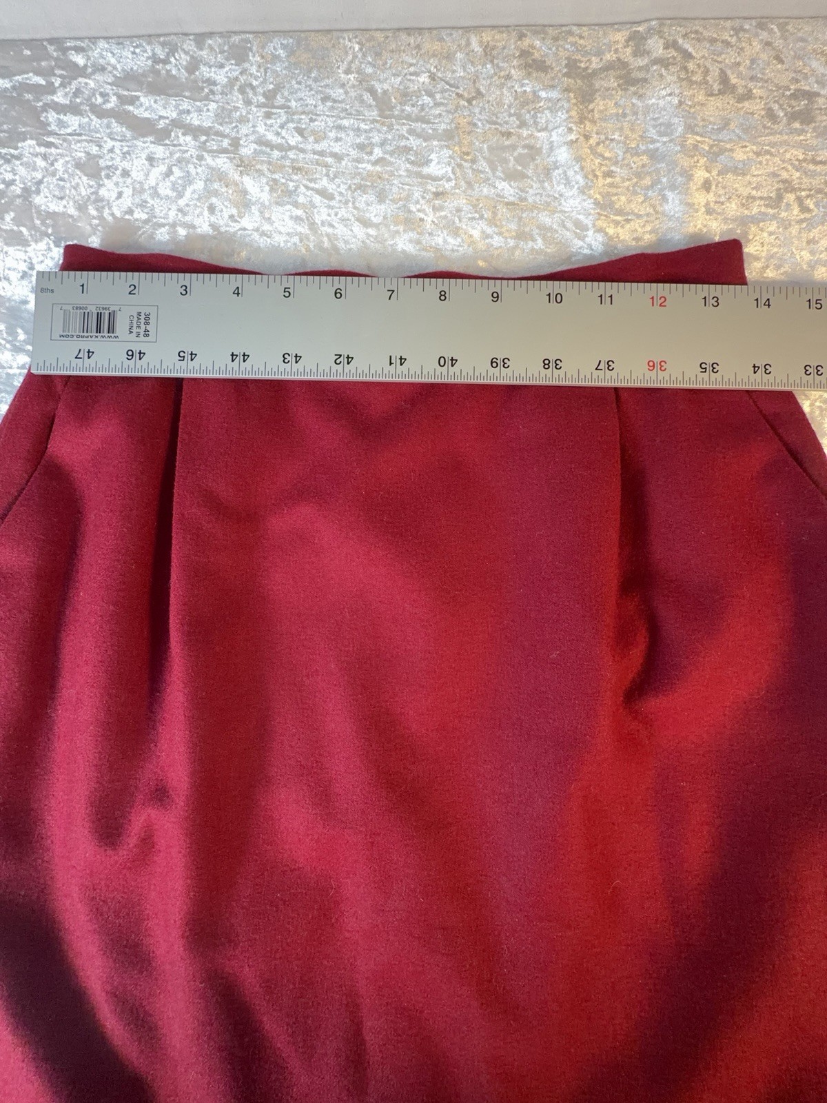 Vintage Pendleton Wool Plaid Skirt Suit Red Green Petite 8 USA Christmas