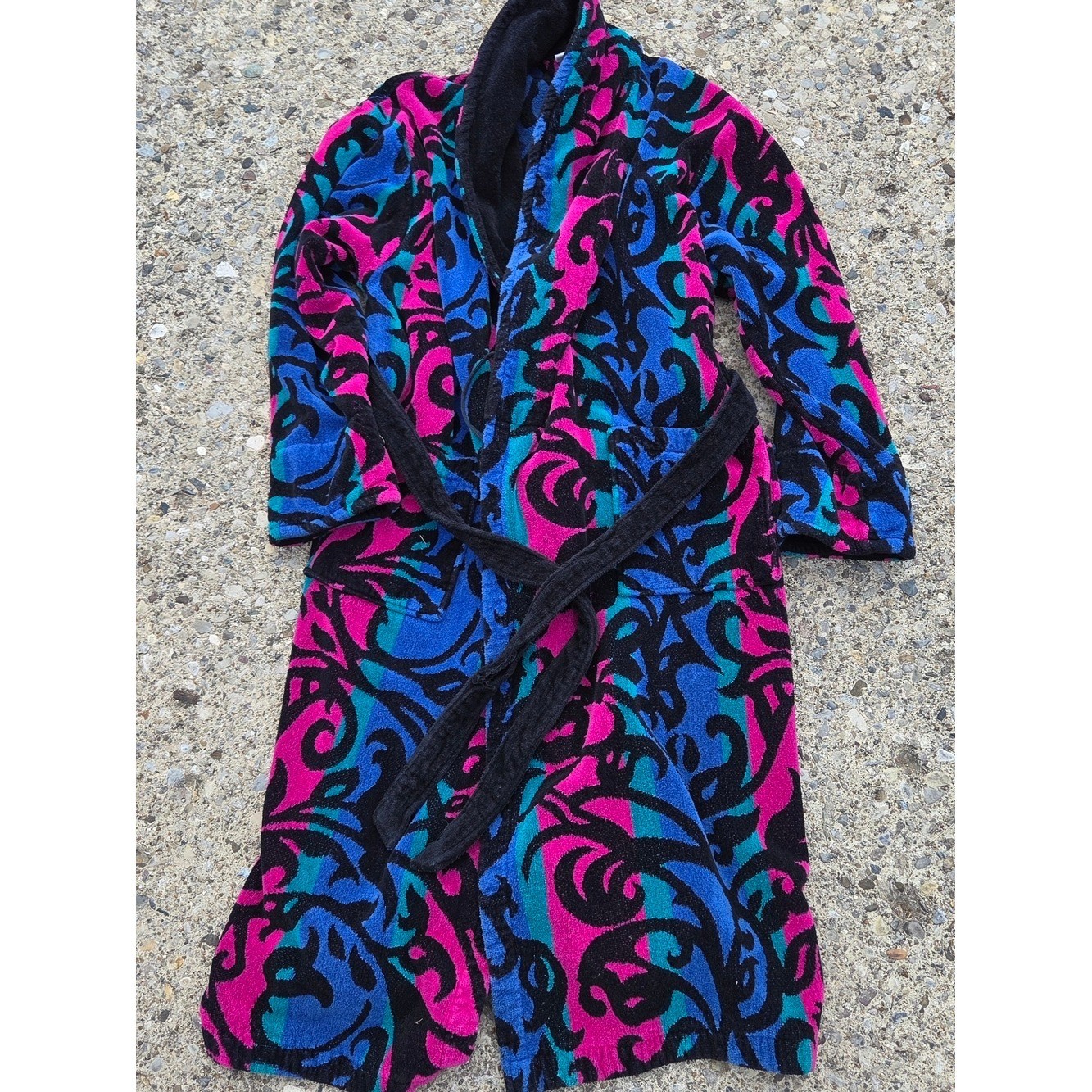Vintage 1990s TJ Lawford Turkish Towel Robe – 100% Cotton size L