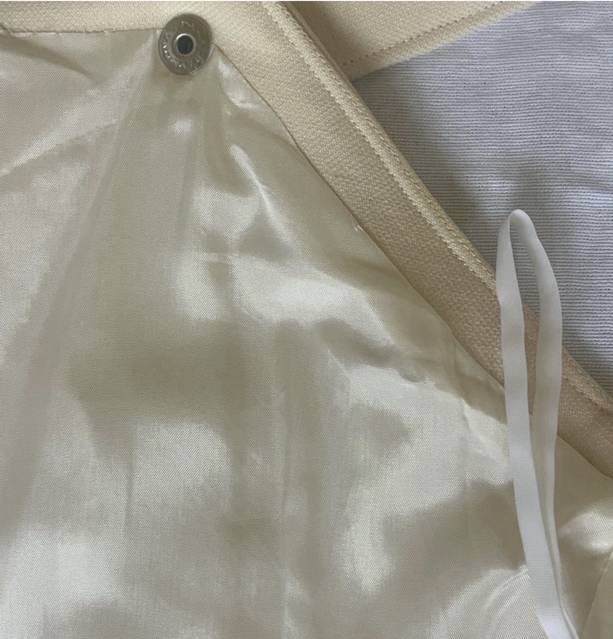 Vintage Courreges Haute Couture Future 70’s Wool Maxi Dress Jumper Ivory Size a