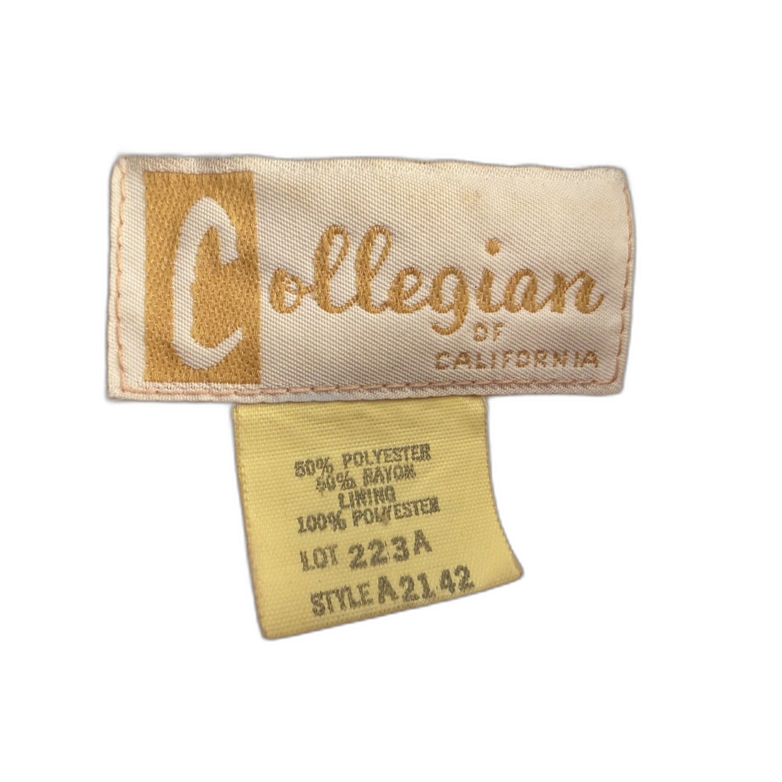Collegian of California Peach Blazer & Skirt Suit