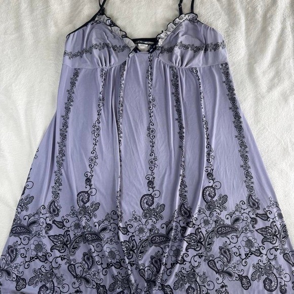 Studio Donatella purple graphic babydoll cami tank y2k vintage grunge goth