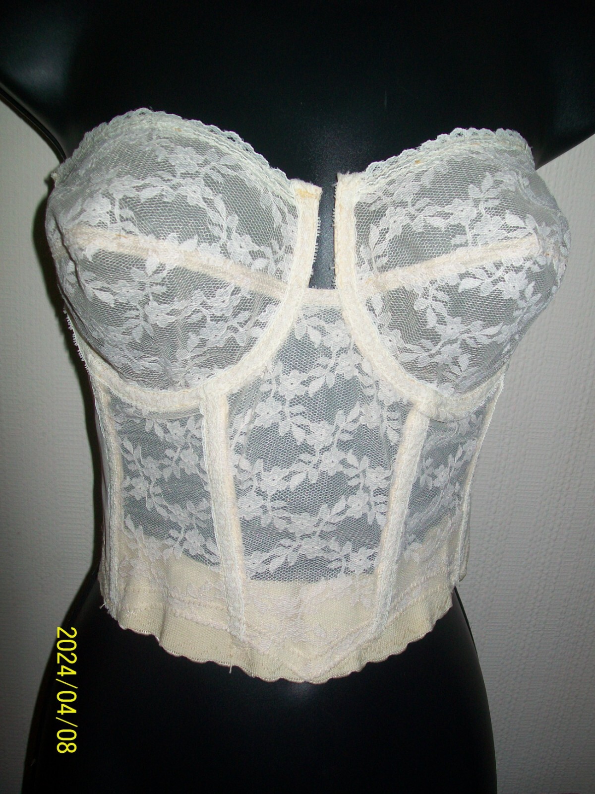Vintage Nude Bra BackLess by Young Smoothie The Strouse Adler Co 70s ~Size 38B