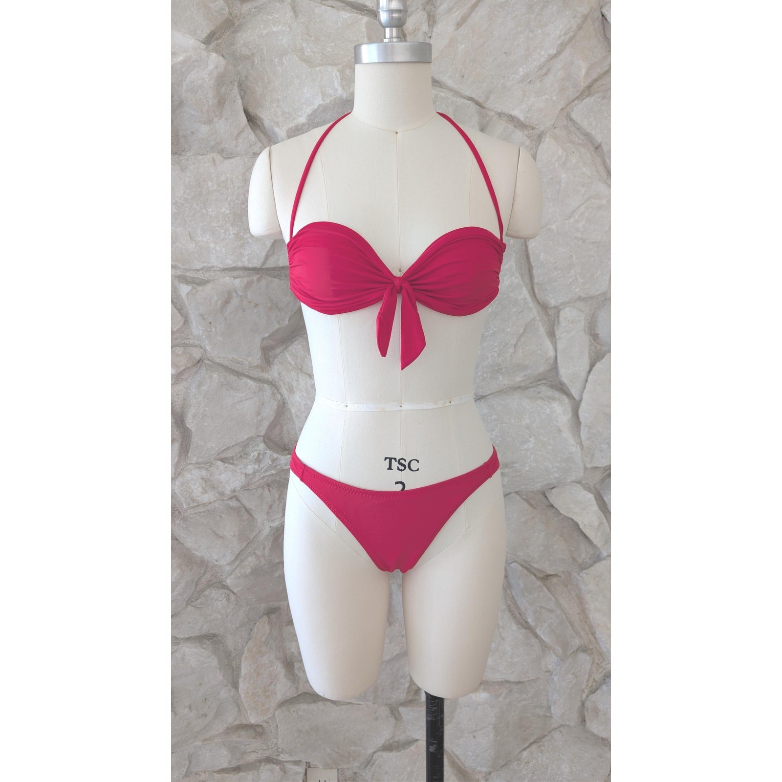 Early 2000s Red Bikini New without Tags Size xs Melissa Odabash