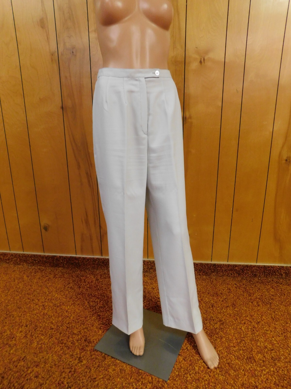 Vintage BROWNSTONE STUDIOS Gray Pants and Blouse Set Waist 29-31&Prime;