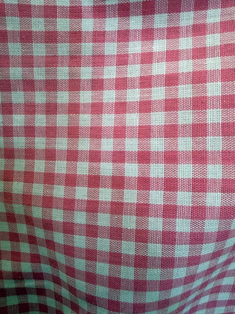 60s VTG Brigitte Bardot Style Handmade Pink Gingham Handmade Cotton Summer Dress