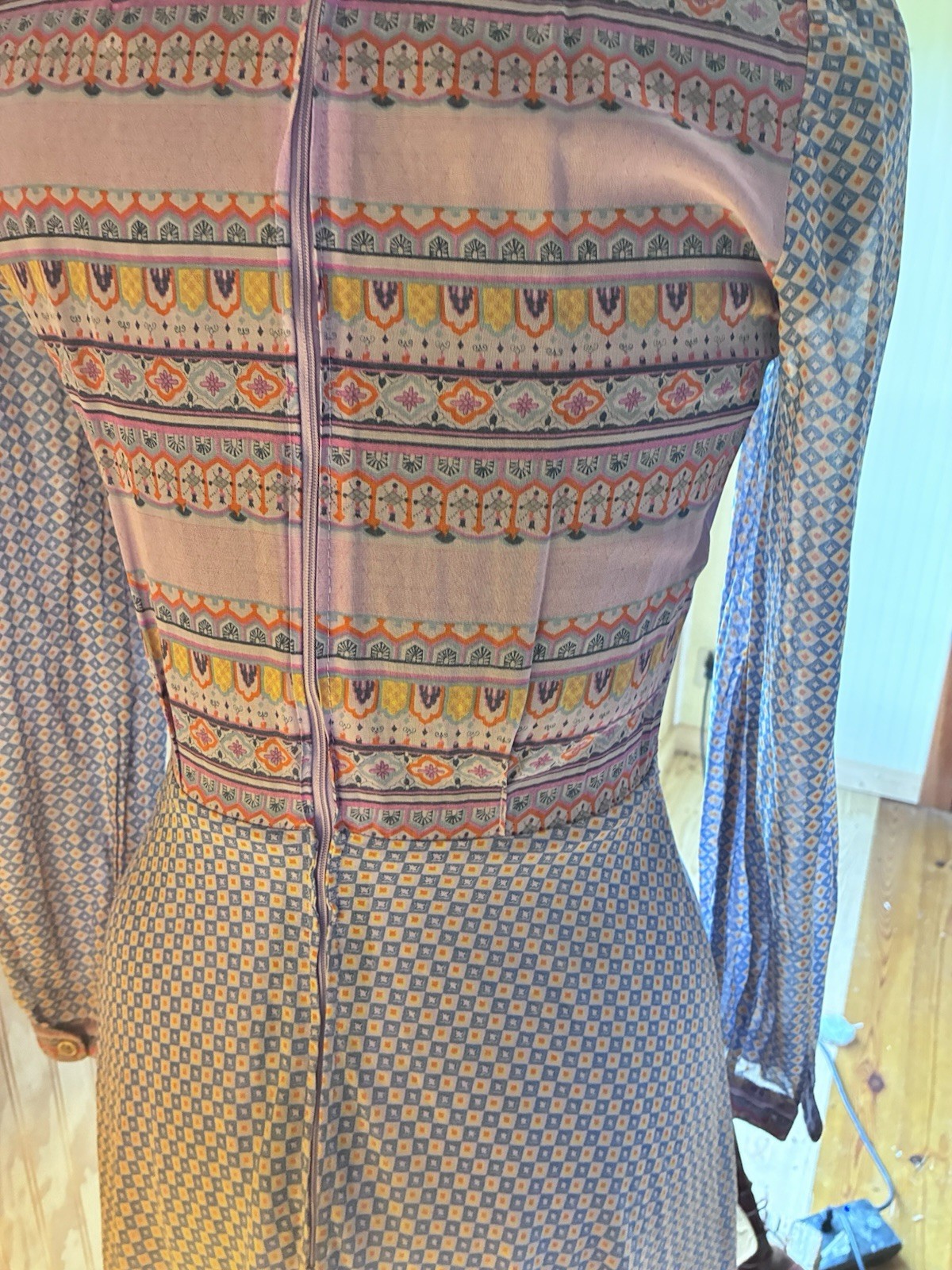 Unique Vintage Dress Size 38 (small) Hard To Describe Its Beautiful