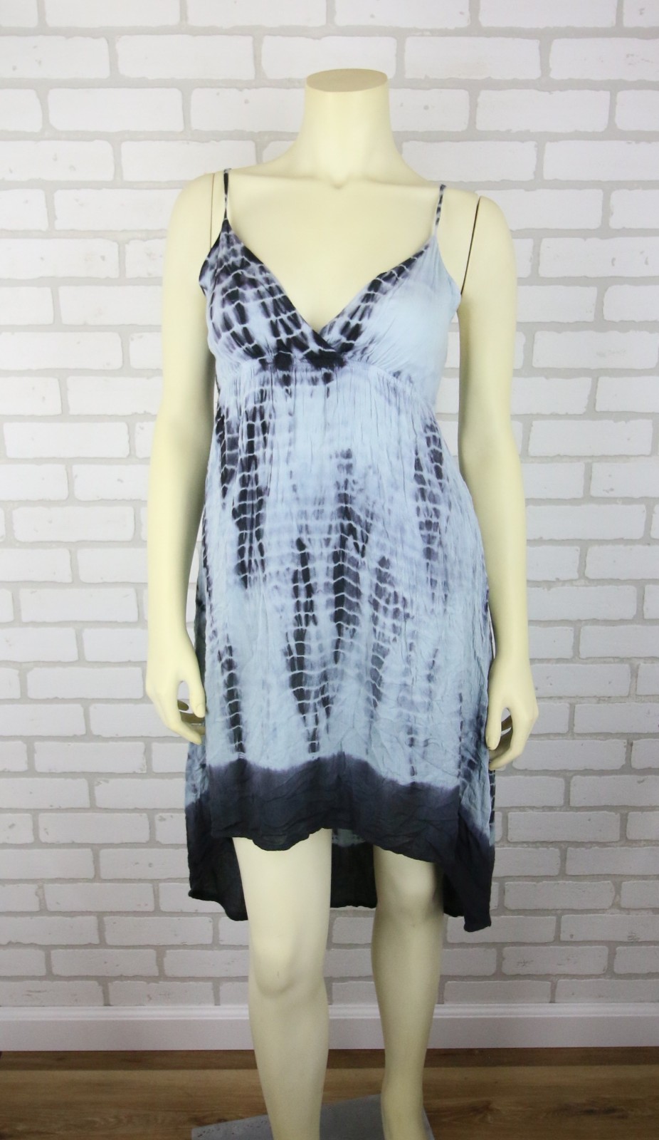 Vintage Wet Seal Dress Midi Small Tie Dye Rayon Y2K Fairy Hippie Boho READ Flaw