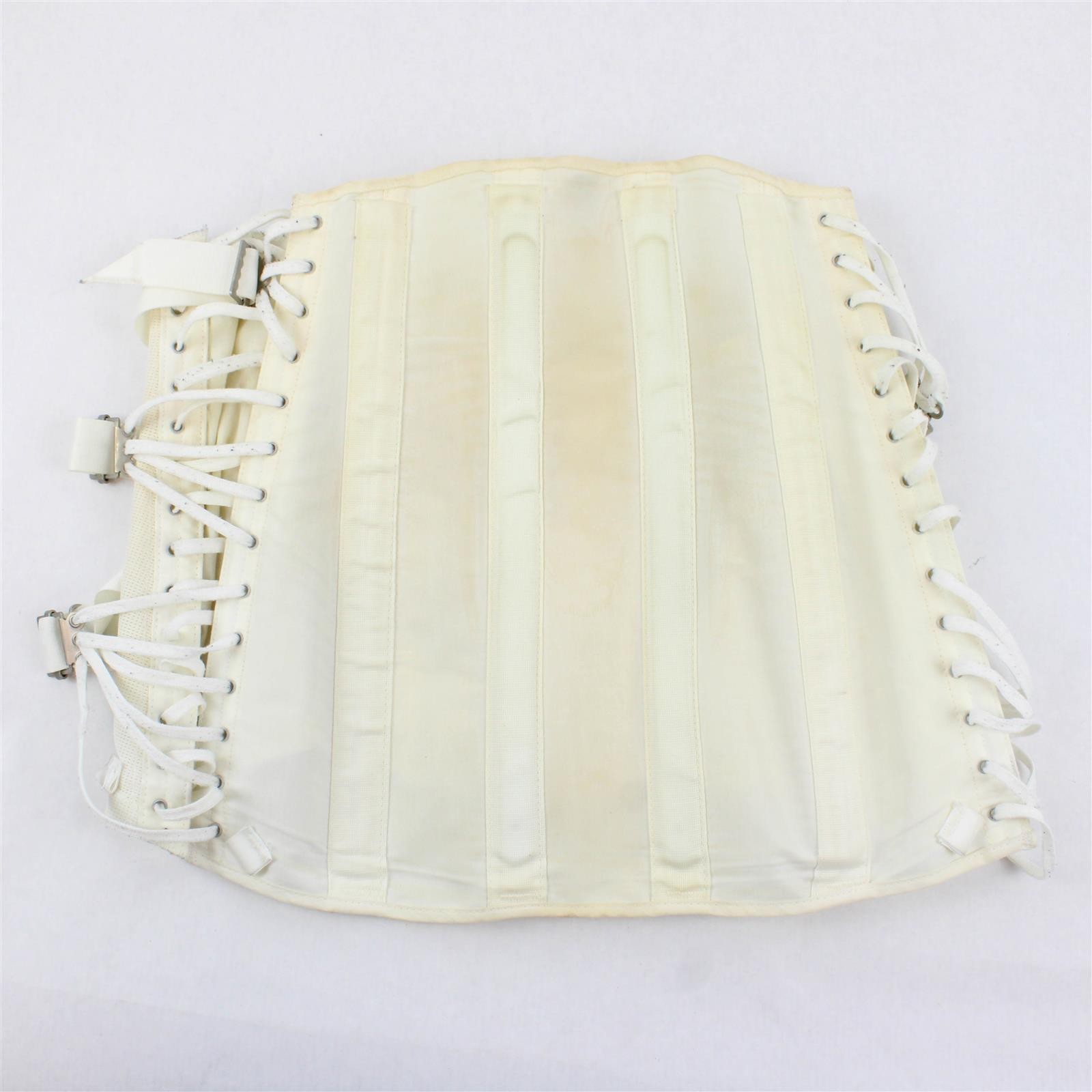 Vintage Off-White Lumbosacral Back Support Corset Size 40 – Flawed