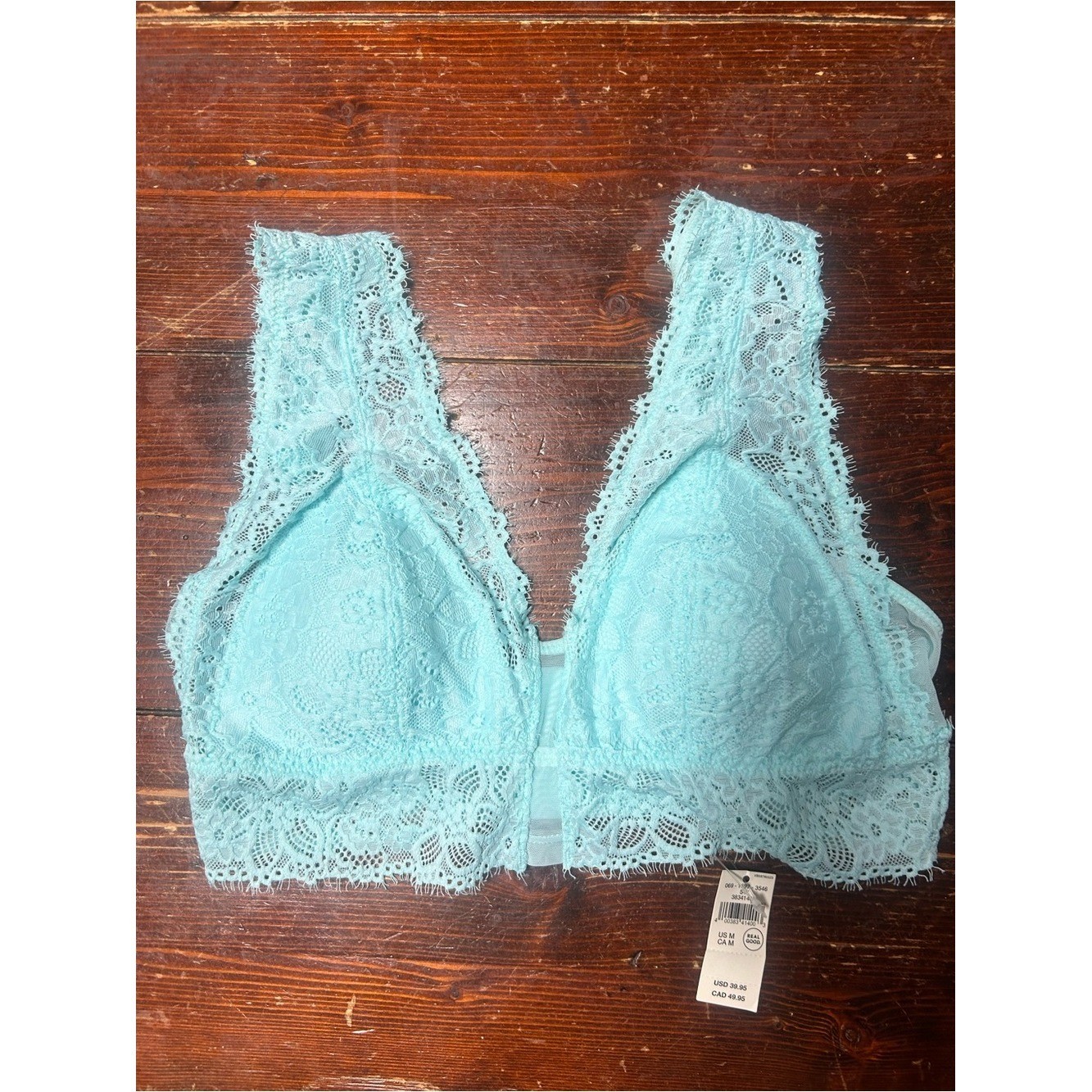 Aerie lace padded bralette size medium brand new