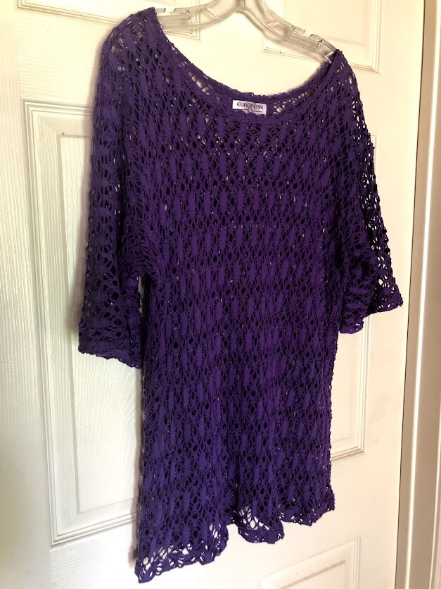 VTG European Concepts Women&rsquo;s Junior&rsquo;s Shirt Open Weave All Seasons