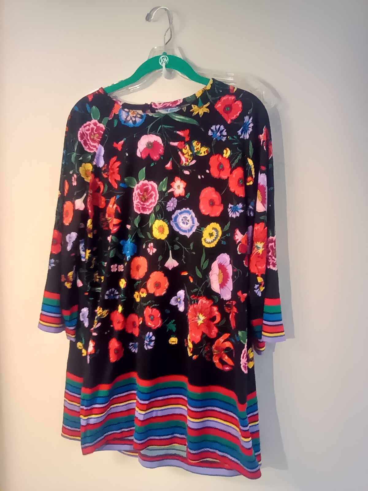 Vtg Cole of California 2 pcs top & skirt set S/M multicolor floral long skirt
