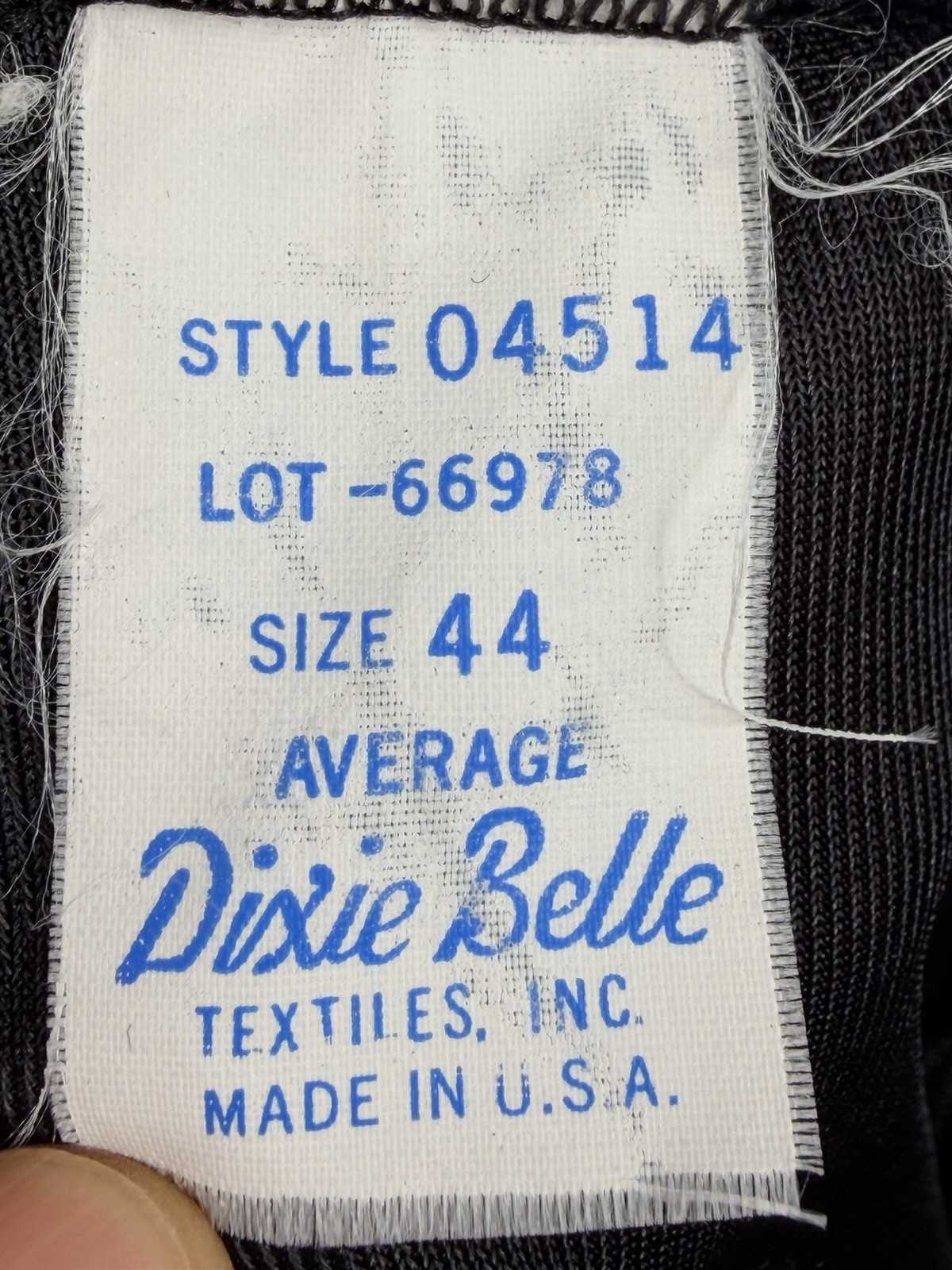 Vintage Dixie Belle Slip Lingerie Womens 44 Black Lace Trim Chemise Made USA