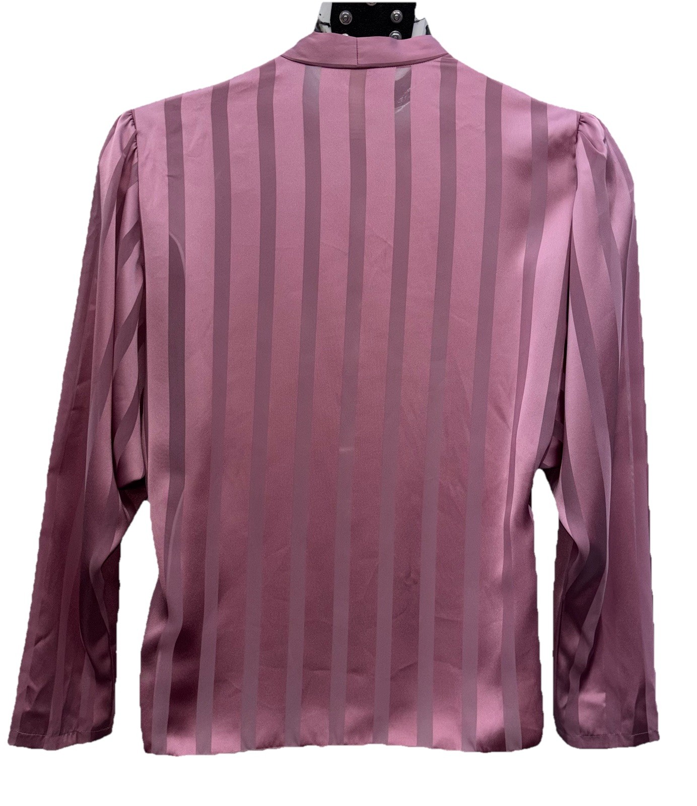 VTG King James California Size 16 Pullover Long Dolman Sleeve Tie Front Top Pink