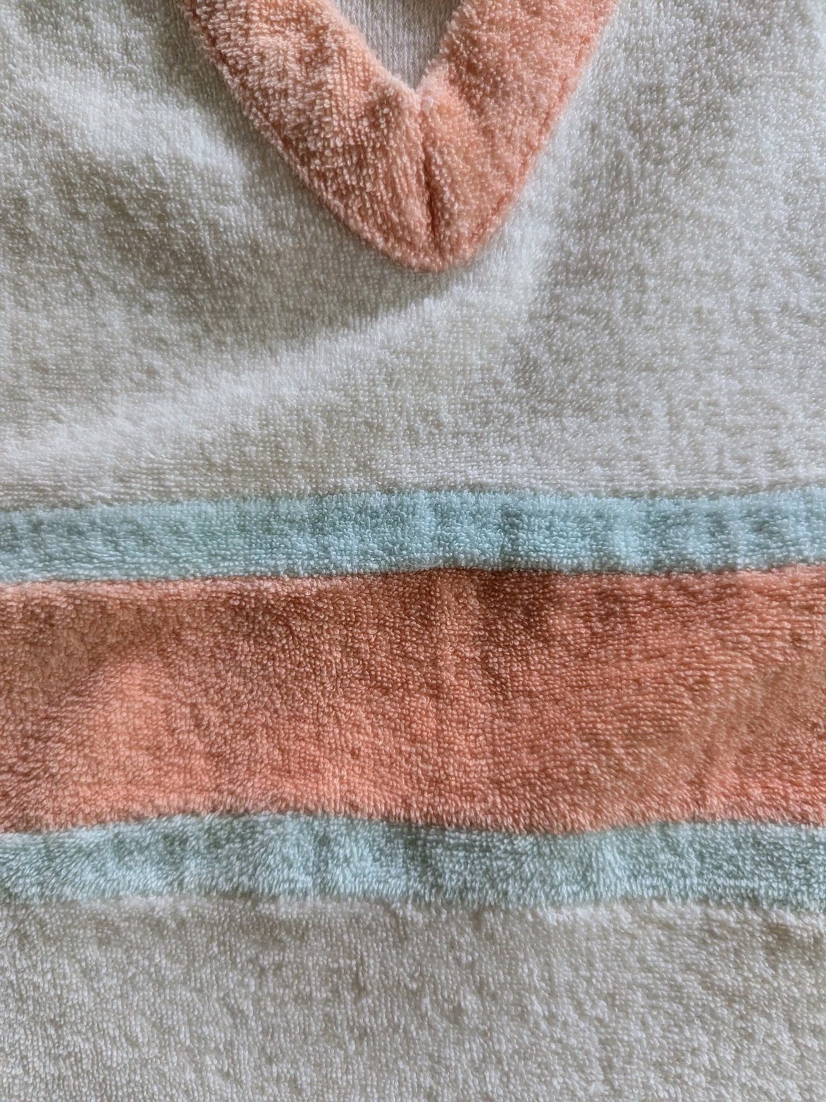 True Vintage 70s Terry Cloth Shorts Set Womens XS S Pastel Lounge Beach Surf