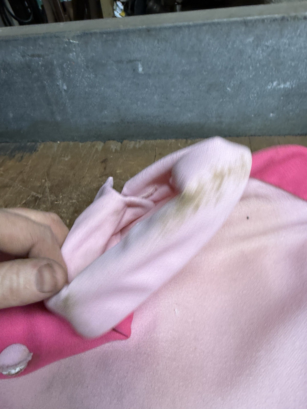 Vintage Early 1900s Retro Pink Button Up Dress Womens Workwear Clothing USA