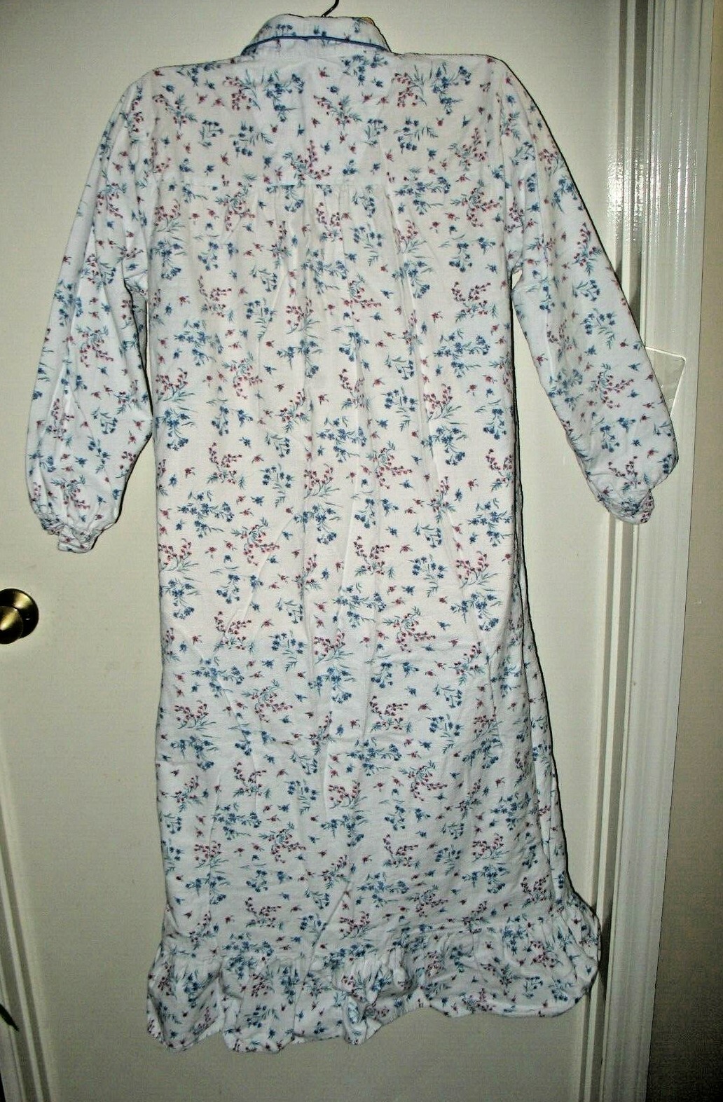 LAURA TYLER COUNTRY COLLECTION – M – 100% COTTON FLANNEL LONG SLEEVE LONG NIGH