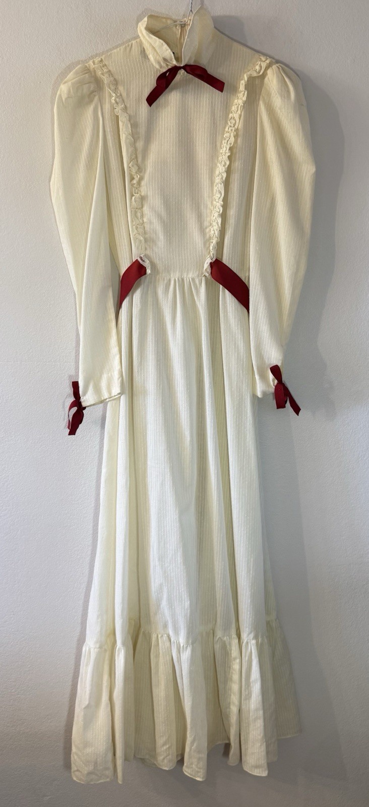 Authentic Foxy Lady San Francisco Vintage Prairie Dress Size Small Rare 60s 70s