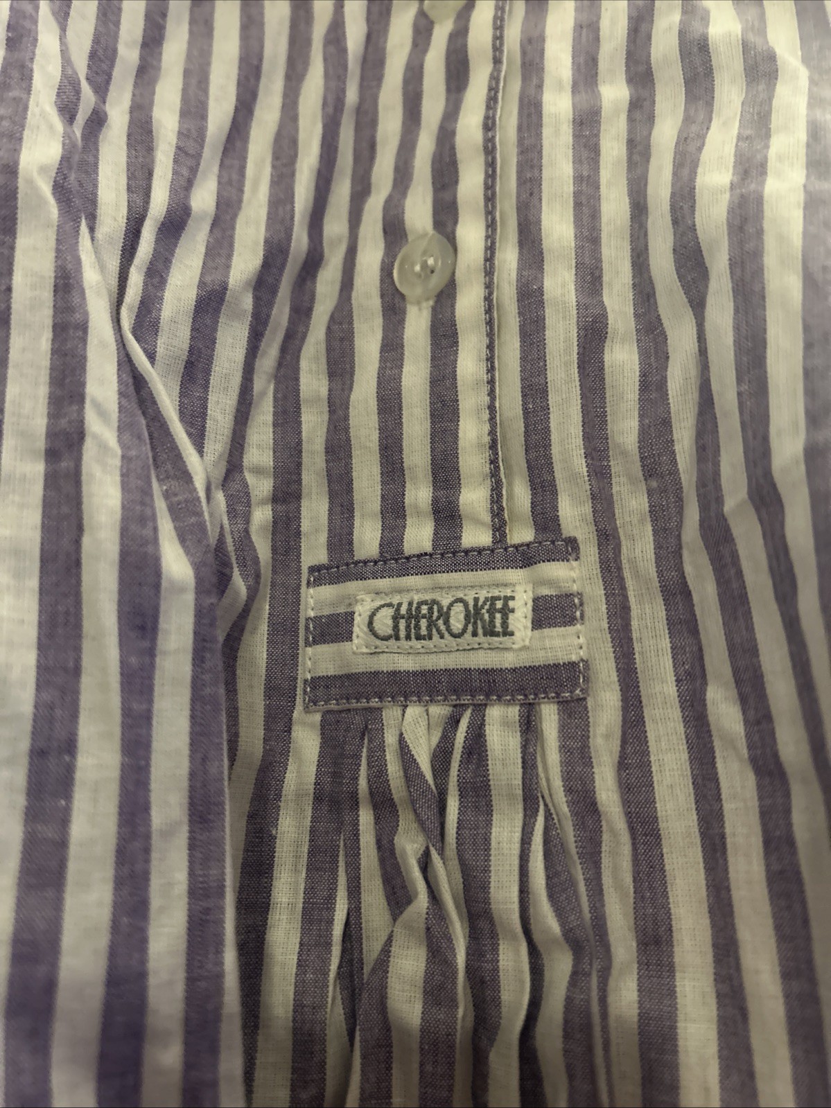 VTG Cherokee Striped Long Cottagecore Sleep Shirt Lot Of 3 NOS Deadstock 80s 90s