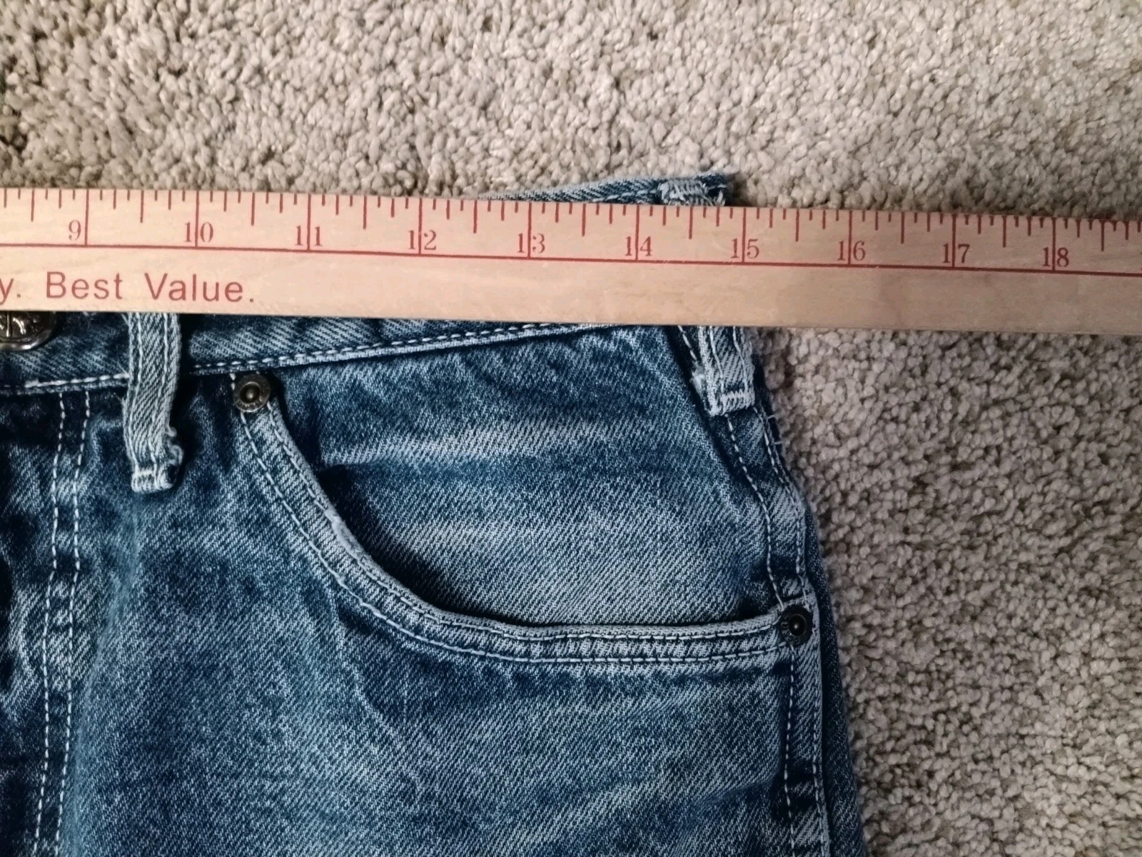 VTG 1980s Kenny Rogers by Karman Jeans Sz 33( 30&Prime;w x 29&Prime;l) USA Western Denim