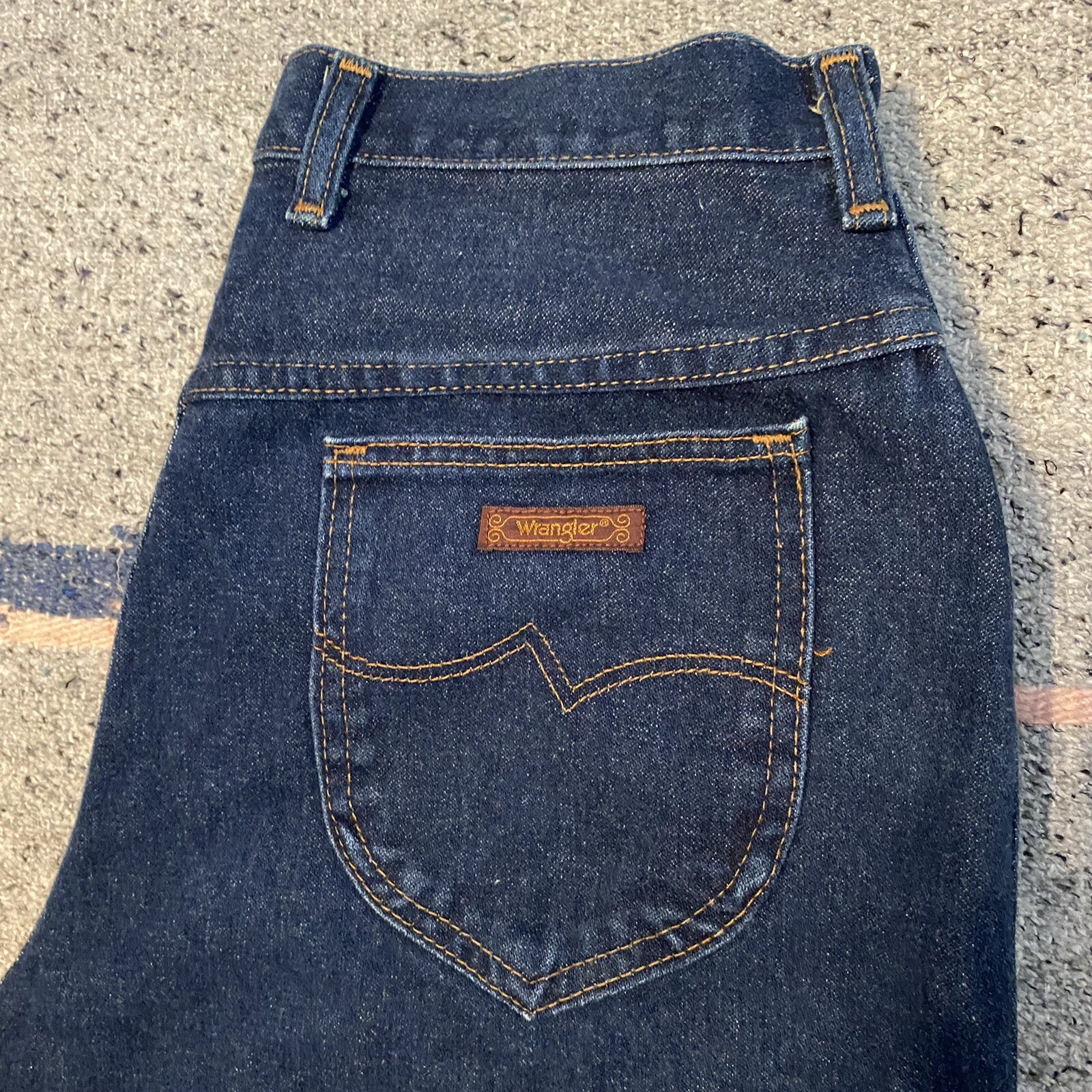 Vintage Wrangler Made In USA No Fault Blue Jean 14 Average 100% Cotton